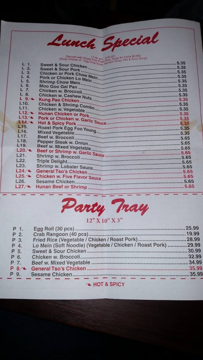 King's Wok Buffet Menu-7